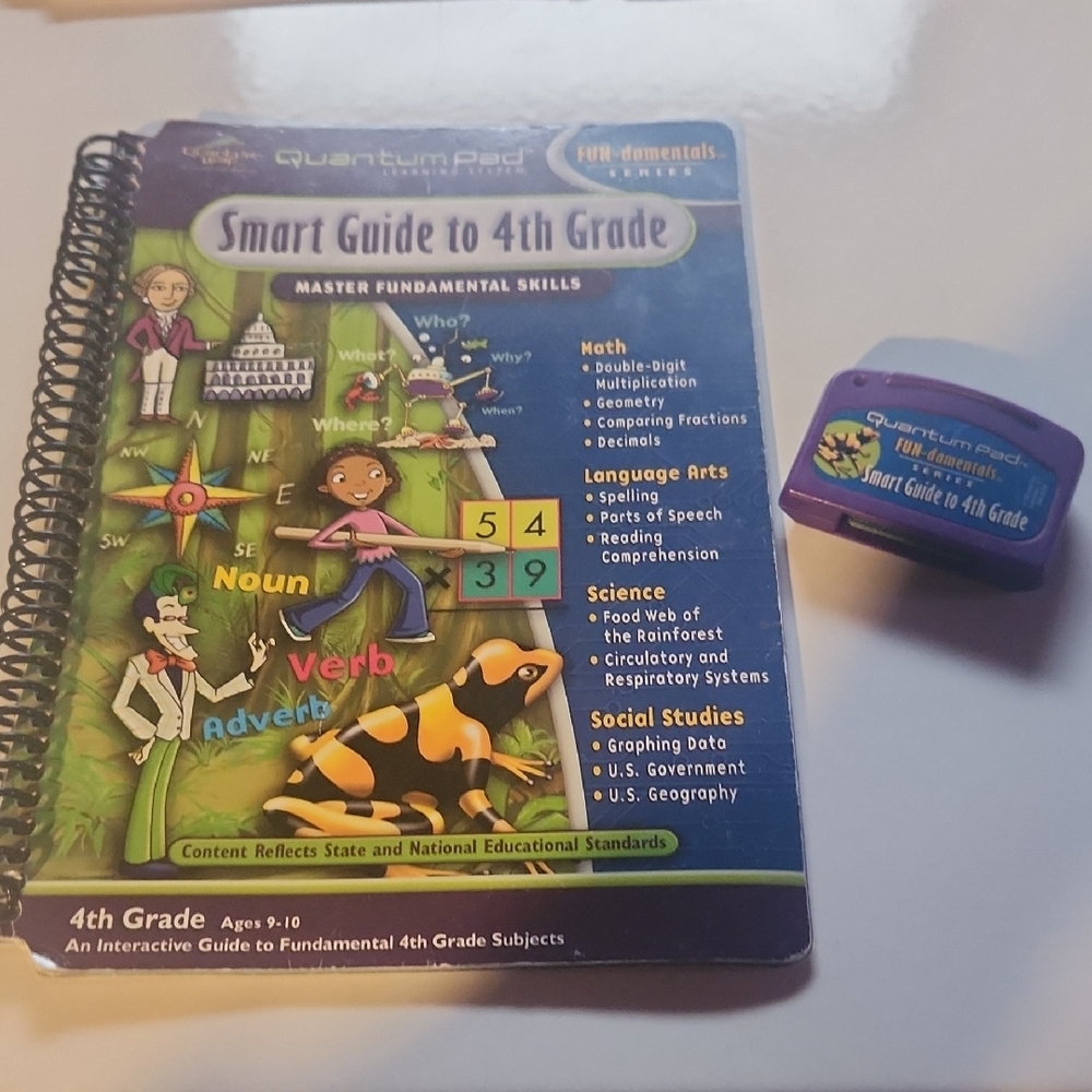 Quantum Pad Smart Guide to 4th Grade Learning Set